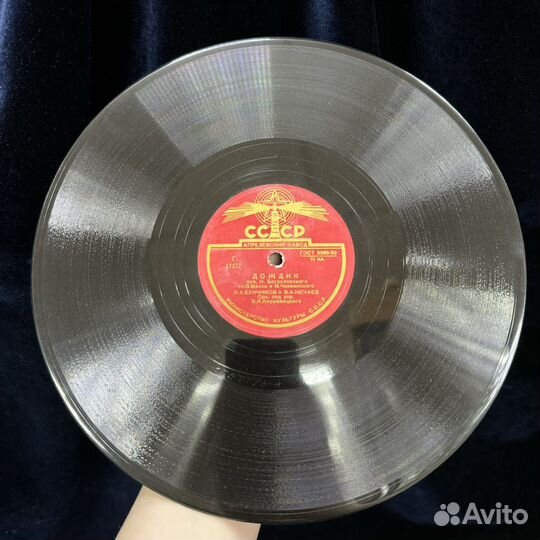 Редкая пластинка грампластинка В.А.Нечаев (сзр)