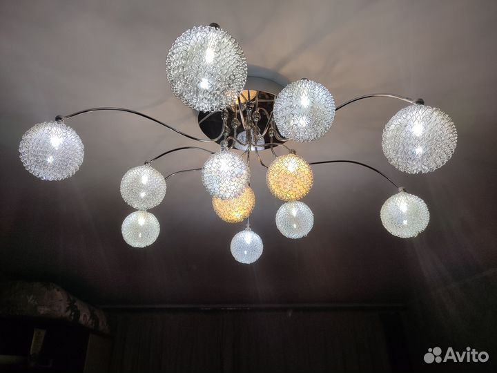 Люстра потолочная бу