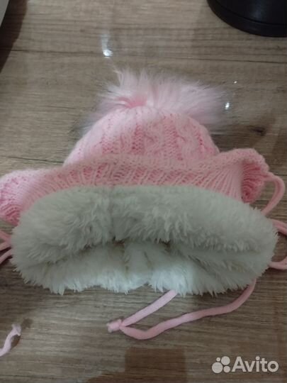 Шапка зимняя для девочки 43-45