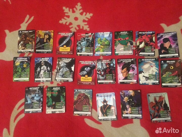 Карточки Черепашки Ниндзя