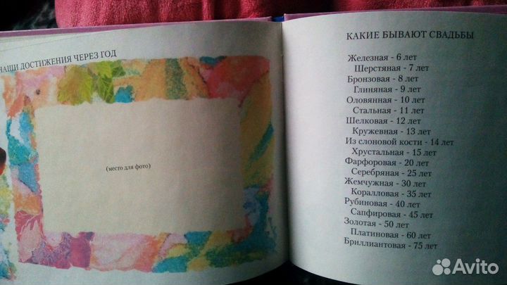 Фотоальбом в подарок для молодоженов