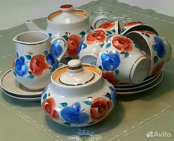 Сервиз чайный Барановка СССР винтаж