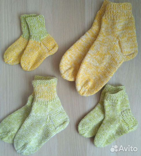 Шерстяные носки для всей семьи