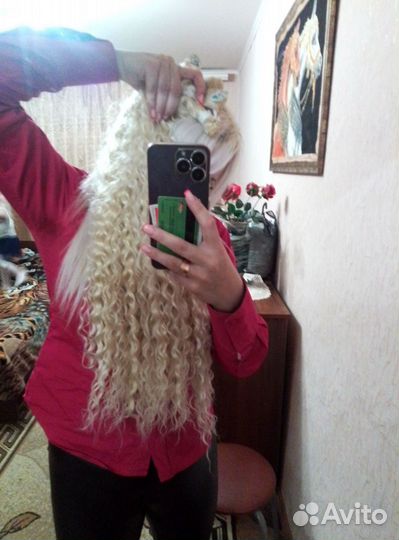 Волосы для наращивания на трессах