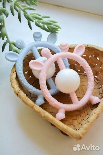 Силиконовый держатель с грызунком