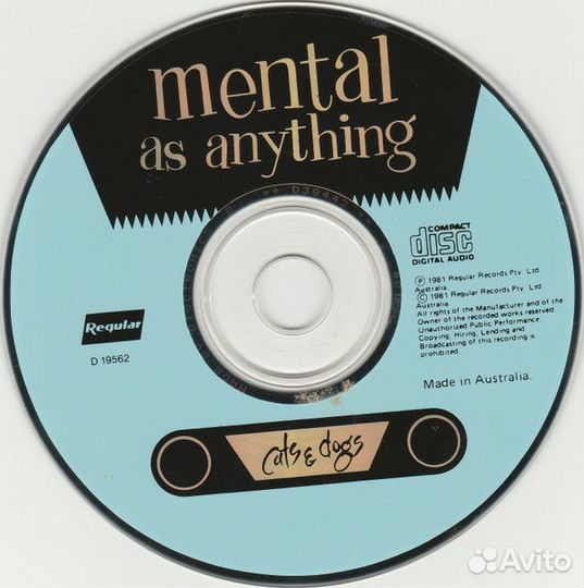 Компакт диски Mental As Anything