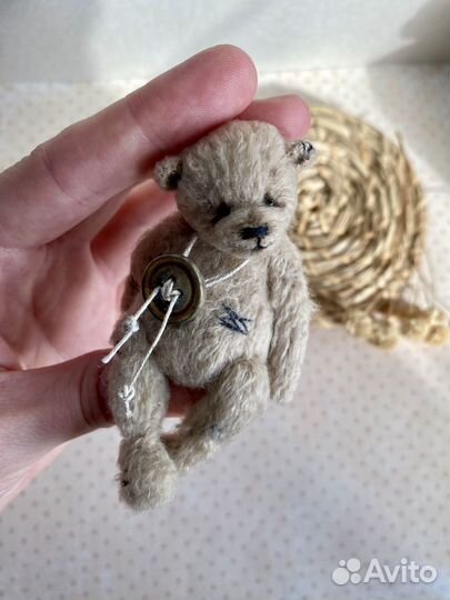 Вязаный мишка Тедди Кроха