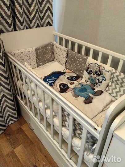 Бортики в кроватку