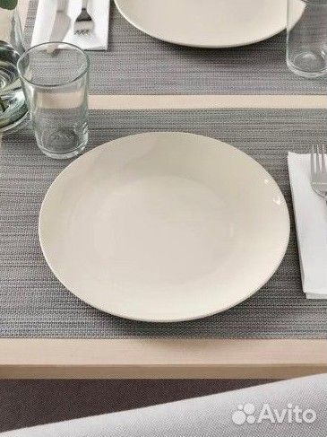 Тарелки 26см икеа Фэргклар IKEA