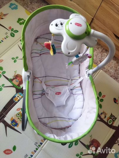 Качалка шезлонг люлька для новорожденного