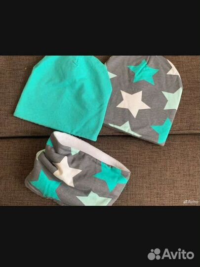 Шапка и снуд на флисе