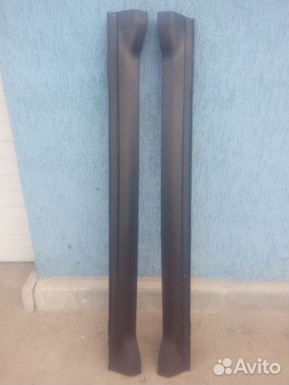 Накладки порогов Mitsubishi outlender xl