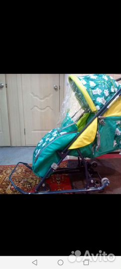 Коляска санки