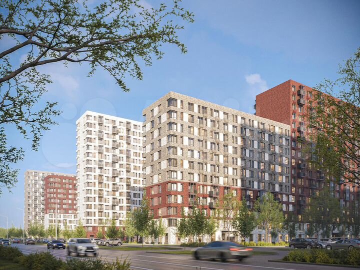 2-к. квартира, 60,5 м², 16/17 эт.