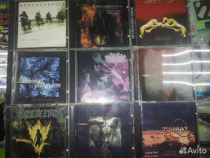 Cd диски рок, металл список