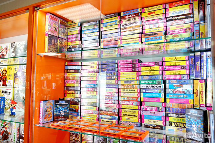 Dendy 8-bit и Sega 16-bit Картриджи