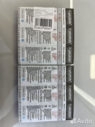 Иглы для перманентного макияжа kwadron