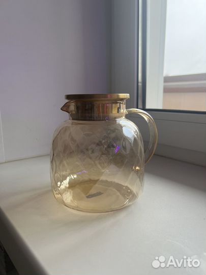 Чайник заварочный стеклянный 1.5 литра