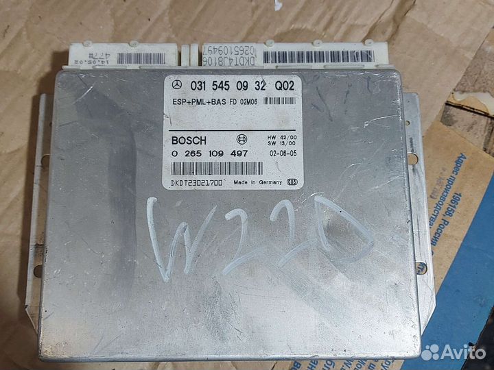 Блок управления ESP PML BAS Mercedes W220 W215