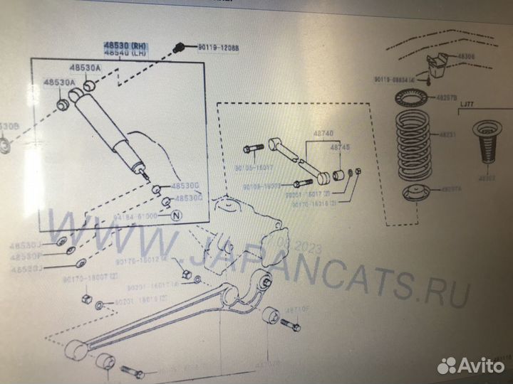 Toyota land cruiser 70 амортизаторы