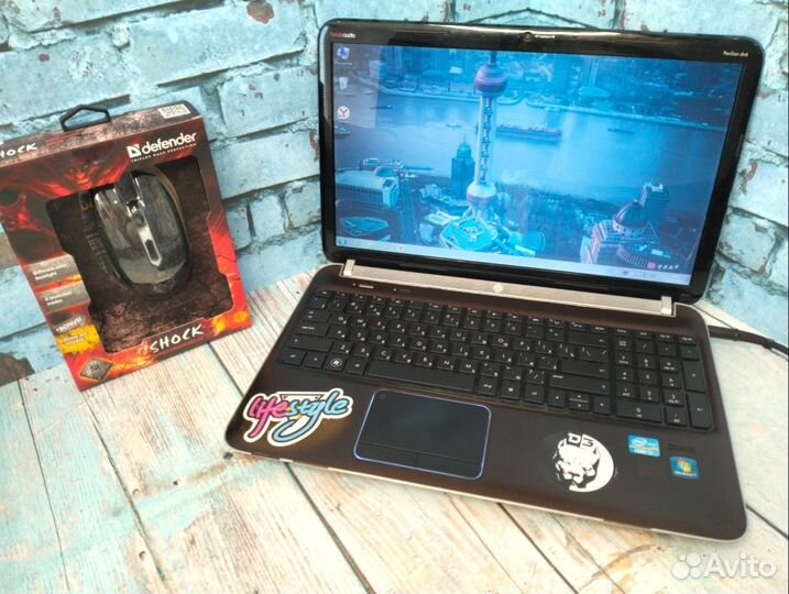 Металлический HP DV6 на i7/ RAM 6/ SSD