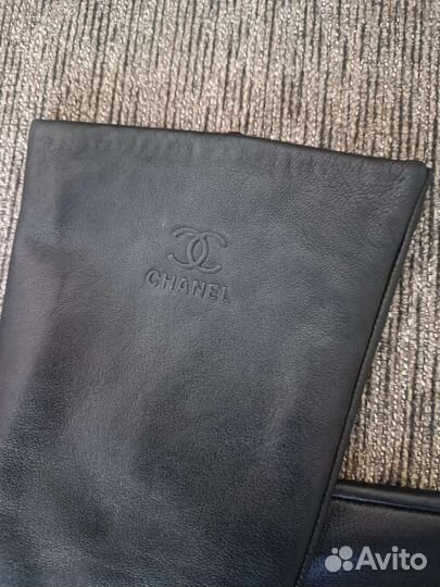 Перчатки кожаные длинные