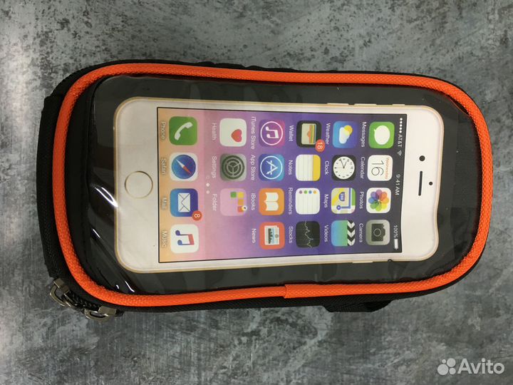 Сумка велосипедная на раму B-soul MiniBox Оранж