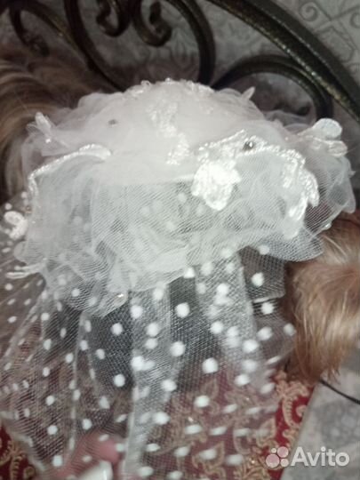 Шляпка- вуалетка, б/у
