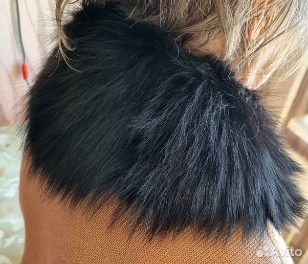 Шкурка мех натуральный енота на опушку воротник