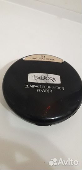 Пудра Isa Dora 61 Natural Beige или футляр