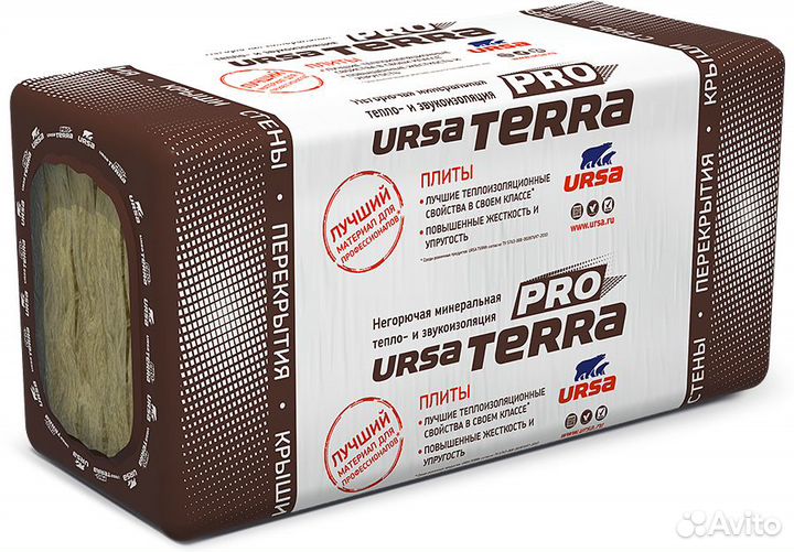 Утеплитель ursa terra 34 PN PRO (24) и осб 9,12,16