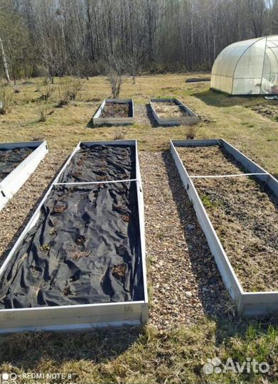 Грядка оцинкованная 1м х 1м х 22см