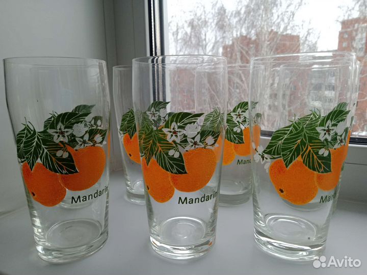 Стаканы стекло 6 шт