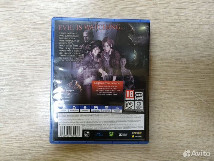 Диск PS4. Resident Evil Revelations 2 лк32