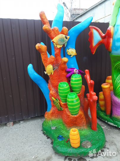 Фигуры из стеклопластика морской конёк