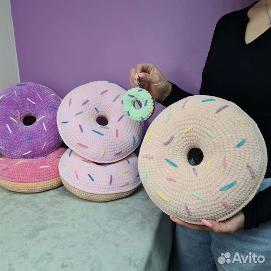 Подушка пончик