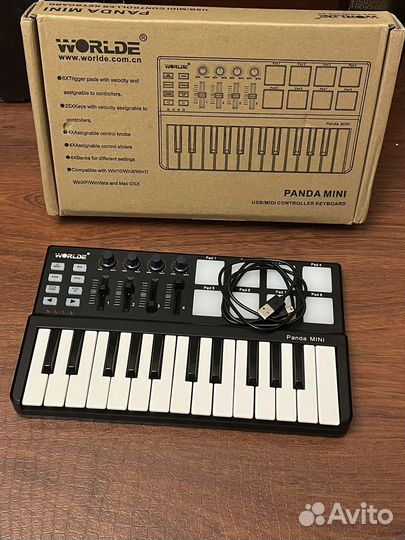 Panda mini midi клавиатура для создания музыки