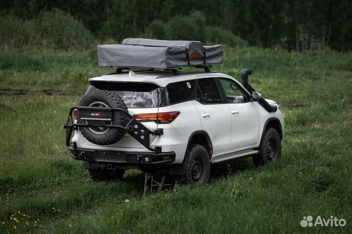 Бампер задний BMS alfa для Toyota Fortuner 15-20