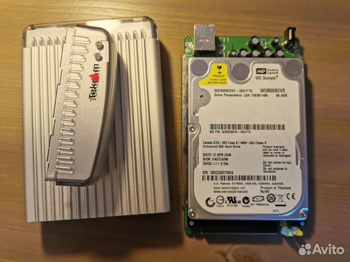 Внешний HDD корпус Tekram TR-621 (+2.5 hdd)