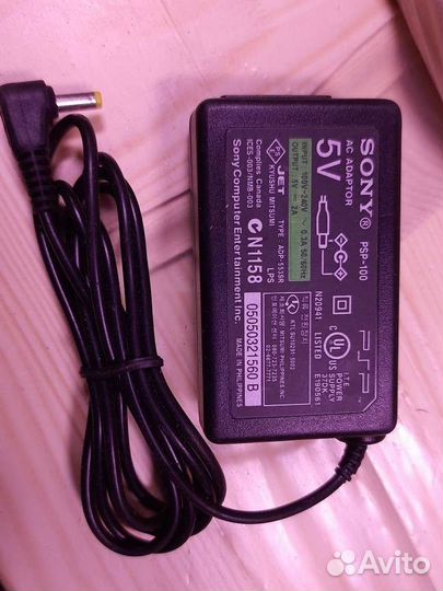 Зарядное устройство Б. П для Sony PlayStation PSP