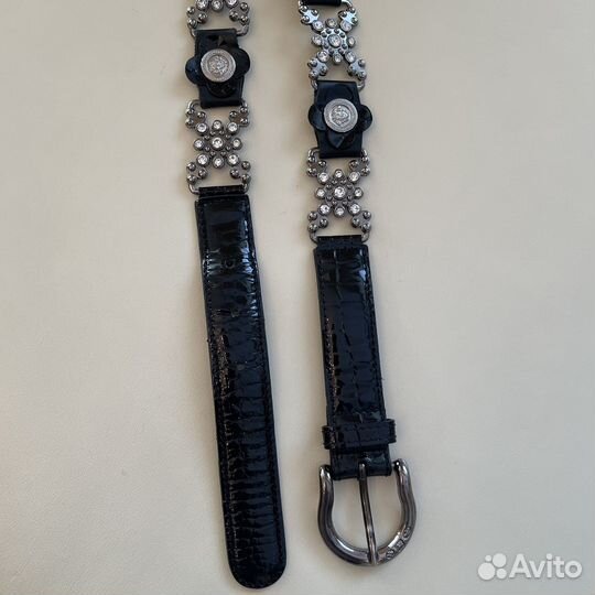 Ремень женский нат. кожа черный