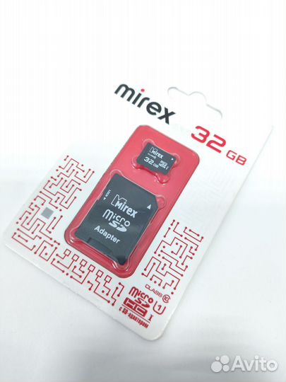 Карта памяти micro sd 32 гб UHS-I (Class10) Mirex