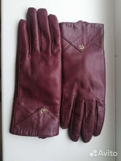 Перчатки из натуральной кожи