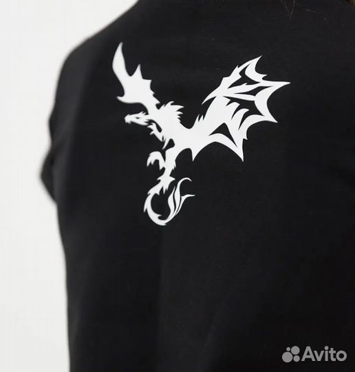 Футболка с тату рукавами