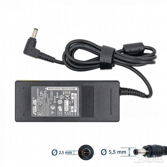Блок питания для ноутбуков Asus 19V 4.74A 90W