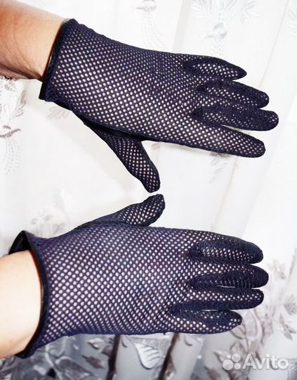 Перчатки кожа+кружевныессср+лайковые