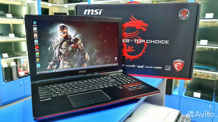 Ноутбук MSI i7-5700HQ 8gb SSD+HDD GTX 950M