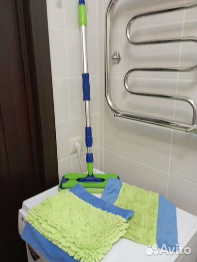 Швабра Greenway универсальная с 2 насадками