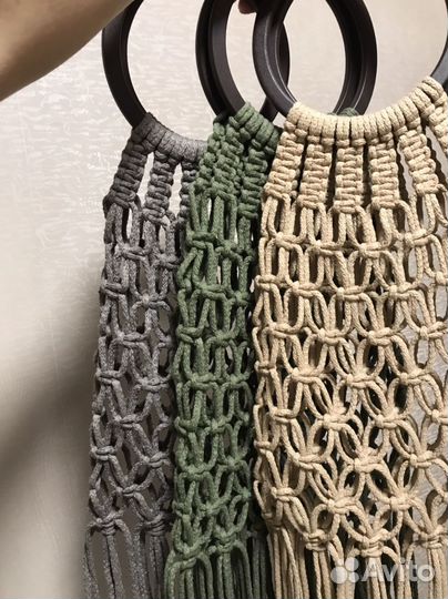 Сумка Авоська макраме