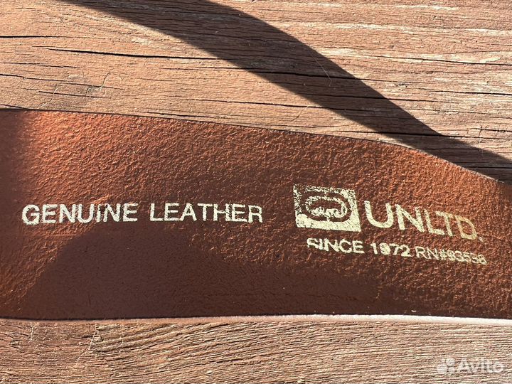 Ремень мужской кожаный ecko unltd оригинал